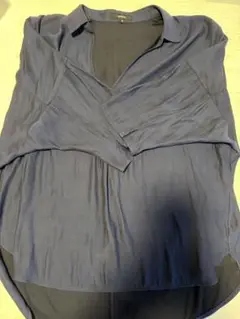 COMME CA ISM ネイビー シャツ 9号