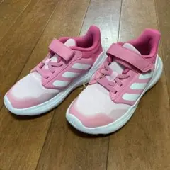 adidas キッズ　スニーカー　ピンク　サイズ20.5