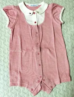 美品★ファミリア★人気　ファミちゃん　ロンパース　80