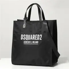 DSQUARED2 ナイロントートバッグ ショルダーバッグ 黒 2way