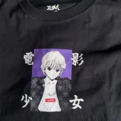 X-girl×電影少女 コラボ Tシャツ エックスガール ブラック アニメ