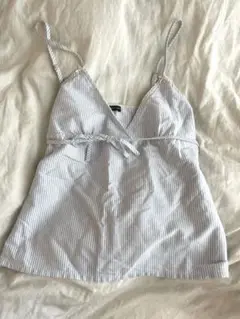 Brandy Melville ベビードール キャミソール トップス ストライプ