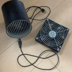 【即購入ok!!】USB接続 ミニファン 2個セット