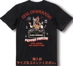 エル・デスペラード Tシャツ 新日本プロレス DJ ターンテーブル チャンピオン