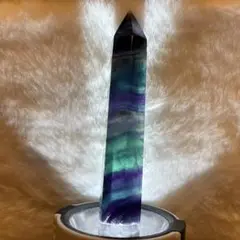 【天然石 緑蛍石 六角柱 35g】 フローライト 集中力 リラックス サポート