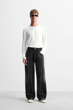 Zara バニーフィットデニム　美品