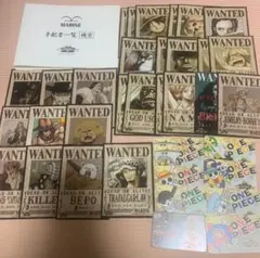 ワンピース 麦わらストア手配書&専用ファイル 27枚 ポイントカード