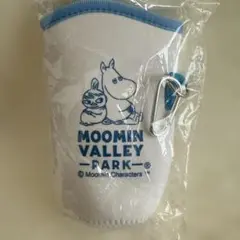 ムーミン ボトルホルダー ホワイト/ブルー　新品　MOOMIN VALLEY