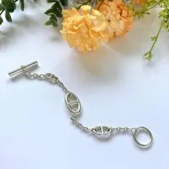 良品⭐️HERMES エルメス シェーヌダンクル ブレスレット 銀 シルバー