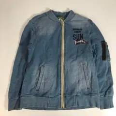 子供服 130㎝ クリフメイヤー スウェットジャンバー インディゴ F1A123