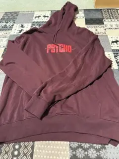 H&M DIVIDED バーガンディ パーカー PSYCHO