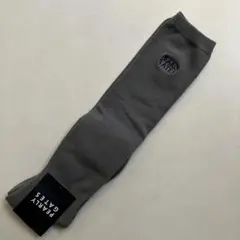 新品　パーリーゲイツ　ワンポイントハイソックス　グレー