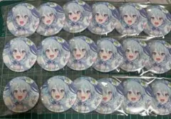 プロセカ　初音ミク　グリッター缶バッジ　40c