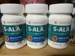 3個セット アミノレブリン酸 ネオファーマジャパン 5-ALA 50mg 60粒
