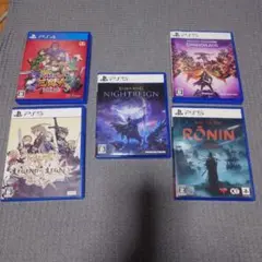 PS5 PS4 ゲームソフト 5本セット