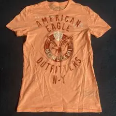 AMERICAN EAGLE Tシャツ XS/TP オレンジ