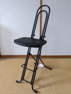 【ほぼ未使用】ルネセイコウ製「ベストワークチェア」ブラック LP-800
