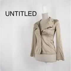 UNTITLED アンタイトル レディース 光沢 ジャケット 秋