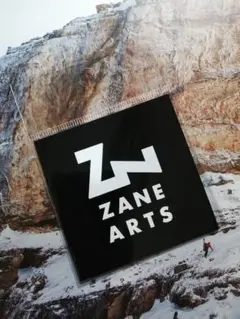 ZANE ARTS☆ゼインアーツ☆ロゴ☆ステッカー☆黒☆