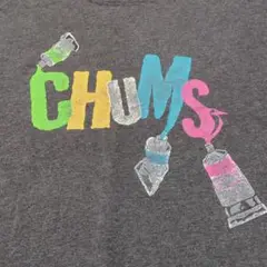 チャムス　CHUMS　半袖カットソー　絵の具
