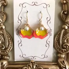 No.1835 ピアス *チタン・イヤリングへの変更無料* ハンドメイド