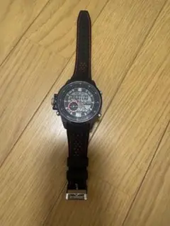 G-SHOCK デジタル腕時計 ブラック/レッド