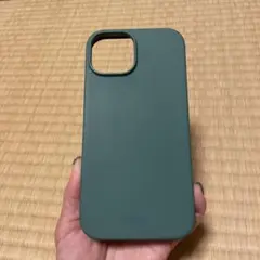 iPhone15 holdit 用グリーンシリコンケース