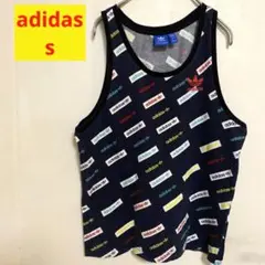 adidasタンクトップSブラック