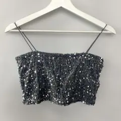 【美品】AIC. スパンコールキャミビスチェ/パッドが無いです
