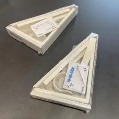 IKEAカーテンポール支え　BETYDLIG (白)二つセット