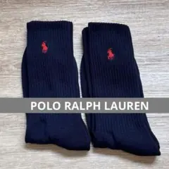 POLO ラルフローレン ソックス　靴下　２足　ネイビー　米国購入　新品