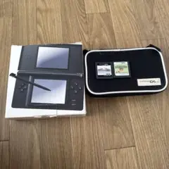 ニンテンドーDS Lite ブラック 本体とソフト2本 バッテリーパックなし