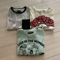 マーキーズ ロゴ イラスト デイリープリント 半袖Tシャツ 100cm 3枚