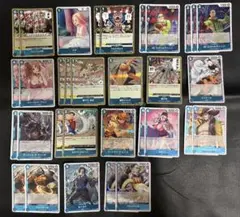 ★ワンピースカードザベスト2 青デッキパーツまとめ売り(R、その他)
