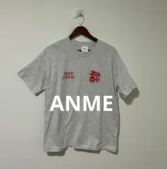ANME アンメ 前後ロゴ入り フラワープリント 半袖 Tシャツ Ｍ