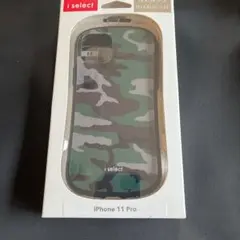 i select ハイブリッドガラスケース　　iPhone11Pro用
