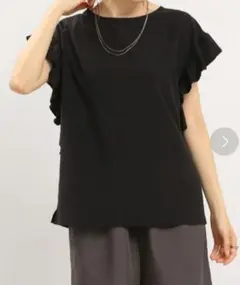 フリルスリーブ ブラウス