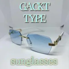 GACKT■サングラス■リムレス■ブルー■グラデーション■未使用品◽️カザール