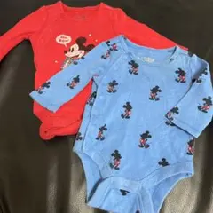 GAP baby ミッキーマウスロンパース 2枚セット