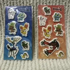 【新品未開封】ポケットモンスターXY ゲオ限定オリジナルもこもこシール