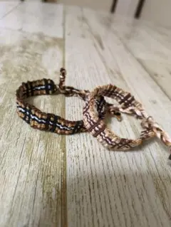 ハンドメイド　ミサンガ2個セット