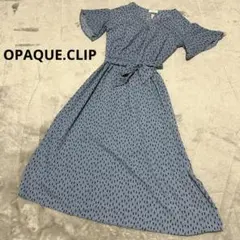 【極美品】OPAQUE.CLIP オペークドットクリップ ロングワンピース