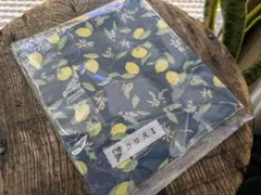 レモン柄　ハンドメイド　ブックカバー