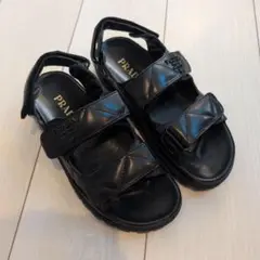 プラダ　サンダル　新品未使用　24cm ブラック