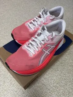 アシックス　ランニングシューズ　S4 24.0㎝　ピンク