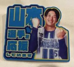 50 横浜DeNAベイスターズ 山本祐大 アクリルバッジ 50