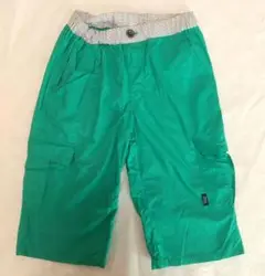 中古品 １５０ ノイユエイムべべ ハーフパンツ エメラルドグリーン
