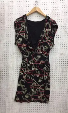 Y2K 古着 DIESEL オリエンタルモダン柄 カシュクール フーディーワンピ