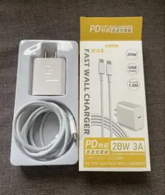 K03 20W USB Type-C 急速充電器　スマホ