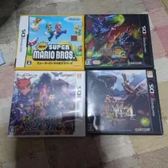 3DS・DSソフト4本まとめ売り